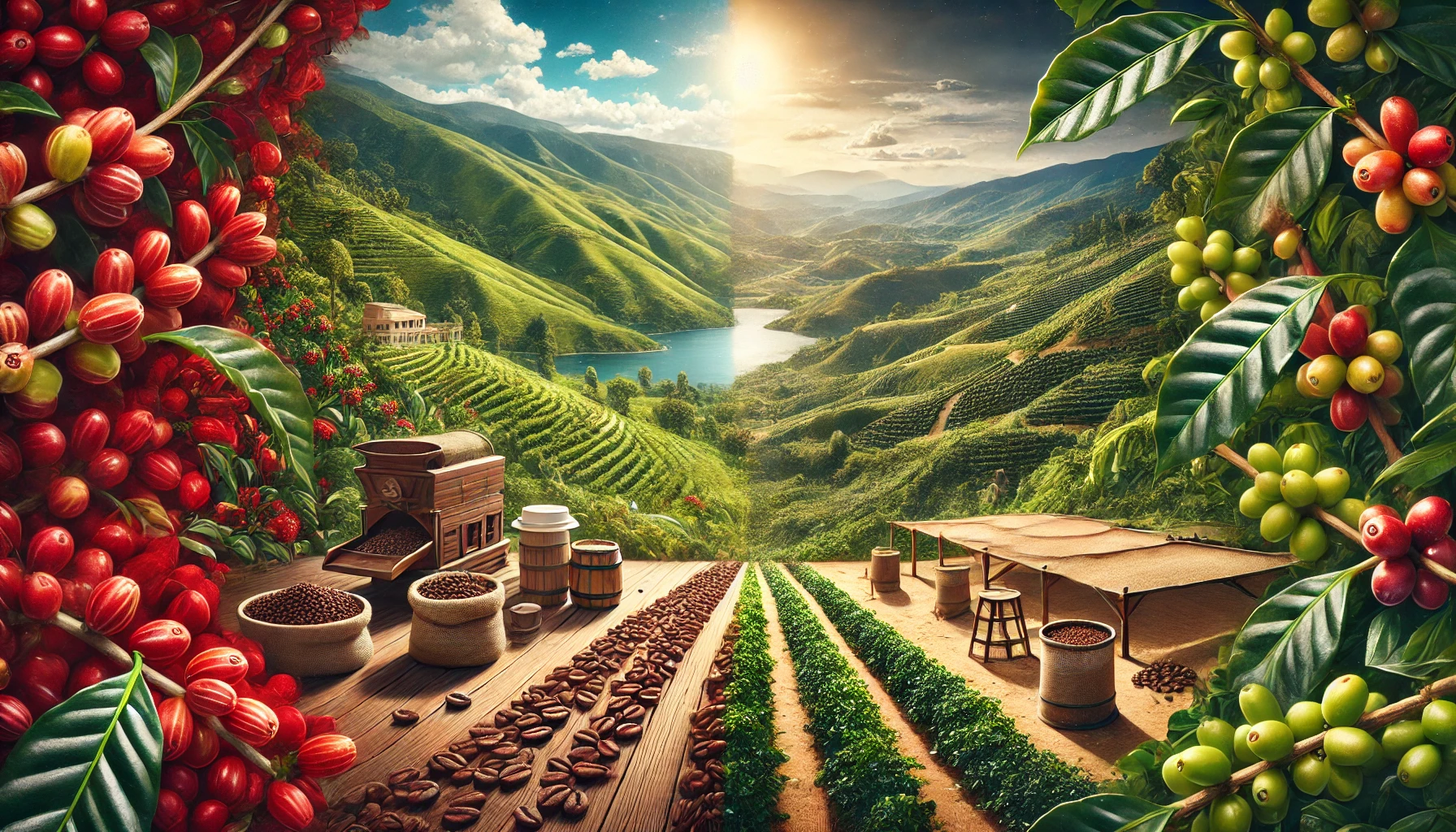 Diferencias entre café colombiano y brasileño