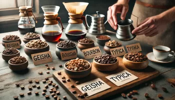 Variedades exóticas de café: Geisha, Bourbon, Typica y más tesoros del mundo cafetero
