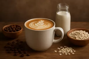 Café con leche vegano