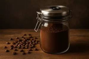 Contenedor café molido