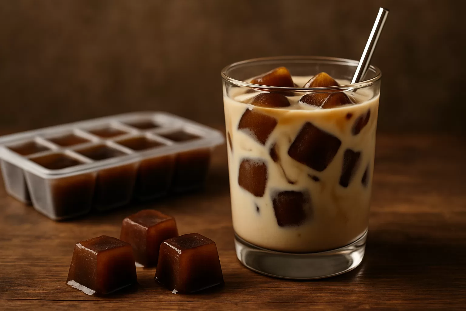 Cubitos de café iced coffee