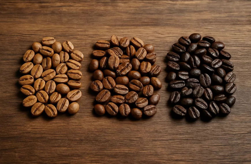 Distintos tuestes de café