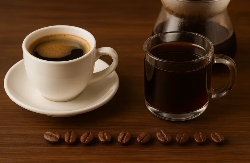 café americano vs filtrado