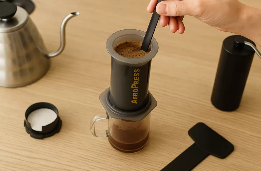 preparar café Aeropress